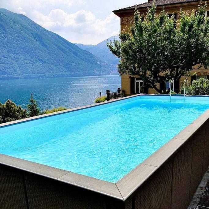 Villa Peroni Lake Como Classic With Swimming Pool Argegno Buitenkant foto