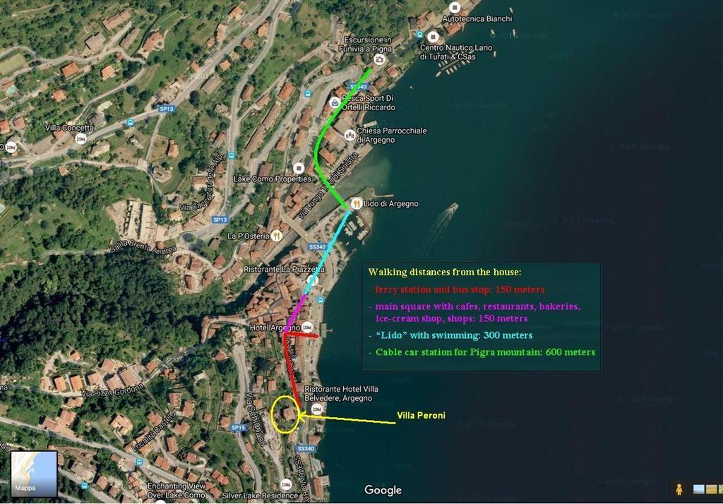 Villa Peroni Lake Como Classic With Swimming Pool Argegno Buitenkant foto